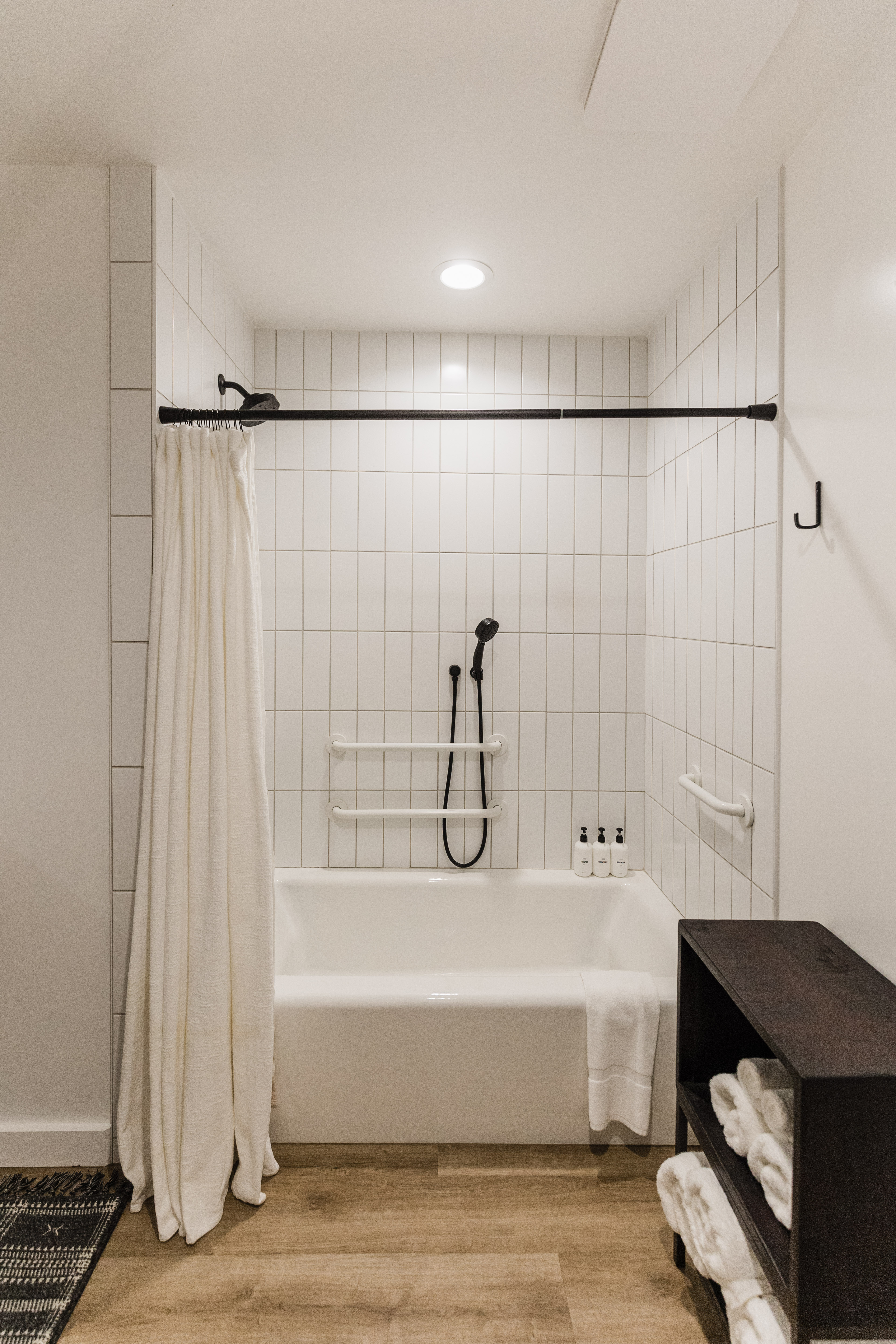 ADA room — accessible bathroom